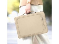 Bolsa básica Tech-Protect para laptop de 15 a 16 polegadas - bege Bolsa básica Tech-Protect para laptop de 15 a 16 polegadas - bege