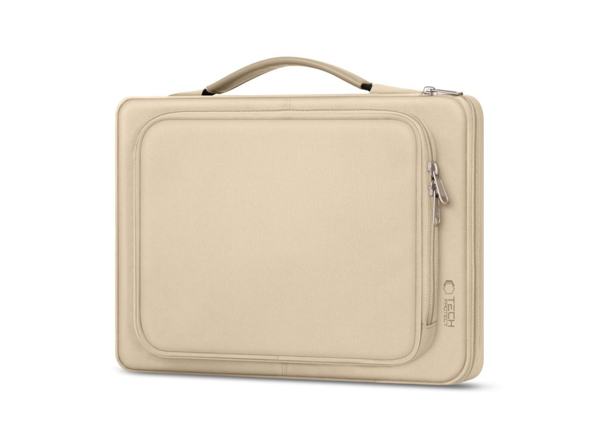 Bolsa básica Tech-Protect para laptop de 15 a 16 polegadas - bege