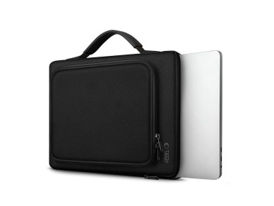 Bolsa básica Tech-Protect para laptop de 13 a 14 polegadas - preta Bolsa básica Tech-Protect para laptop de 13 a 14 polegadas - preta