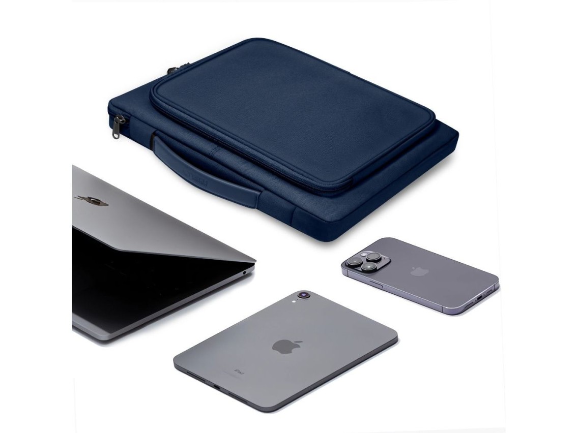 Tech-Protect Basic Bag for 13-14" laptop - blue