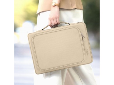 Bolsa básica Tech-Protect para laptop de 13-14" - bege Bolsa básica Tech-Protect para laptop de 13-14" - bege