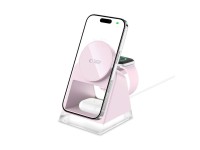 Cargador inductivo MagSafe 3 en 1 Tech-Protect QI15W-A43 - Rosa Cargador inductivo MagSafe 3 en 1 Tech-Protect QI15W-A43 - Rosa