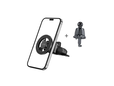 Tech-Protect N56 Magnetic MafSafe Car Holder CD Slot Mount - Black Tech-Protect N56 Magnetic MafSafe Car Holder CD Slot Mount - Black