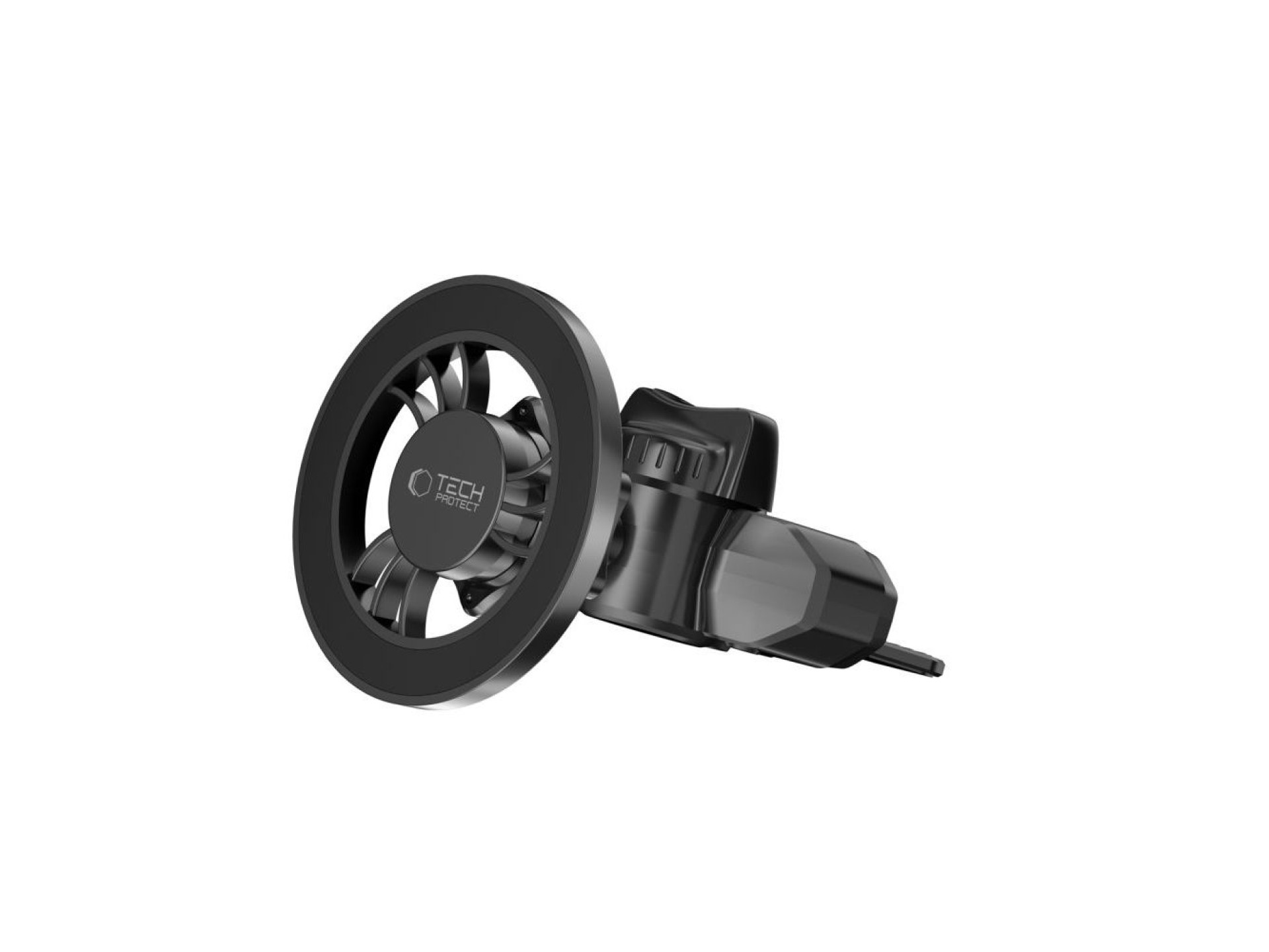 Suporte magnético para carro Tech-Protect N56 MafSafe com encaixe para CD - Preto