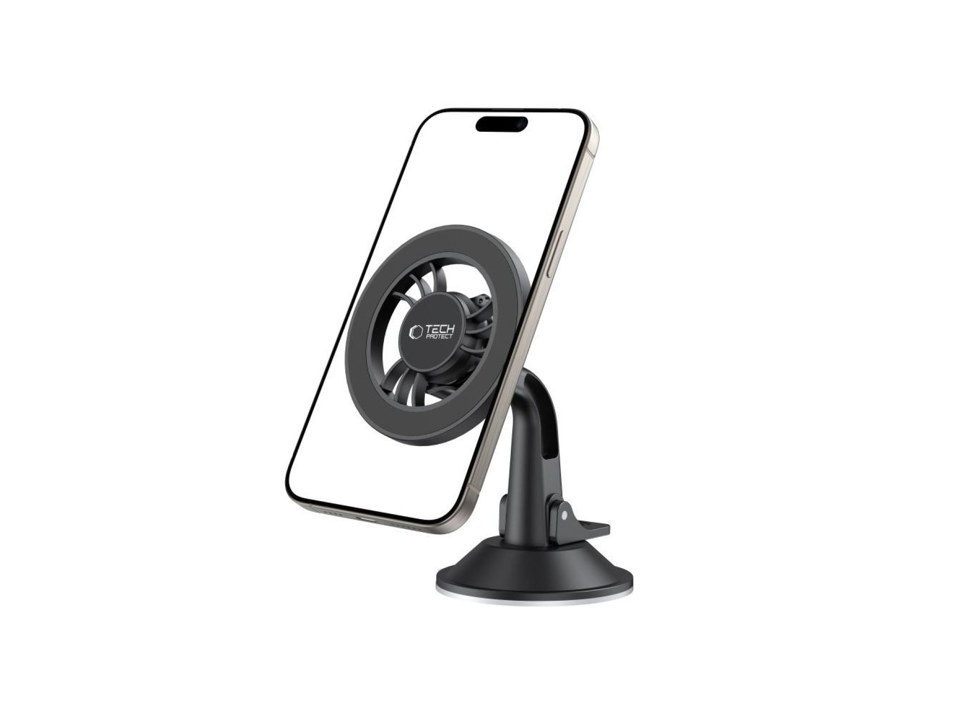 Tech-Protect N56 Magnetic MagSafe Car Holder for Cockpit, Windshield Mount - Black