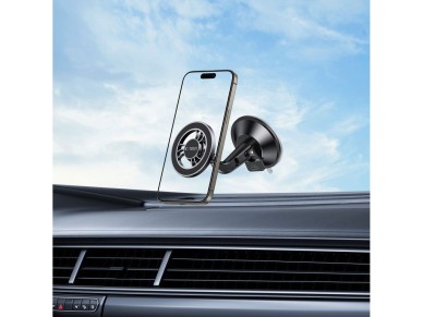 Suporte magnético Tech-Protect N56 MagSafe para carro, para painel e para-brisa - Preto Suporte magnético Tech-Protect N56 MagSafe para carro, para painel e para-brisa - Preto