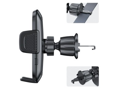 Tech-Protect V8 Car Holder for CD Slot or Air Vent Mount - Black Tech-Protect V8 Car Holder for CD Slot or Air Vent Mount - Black