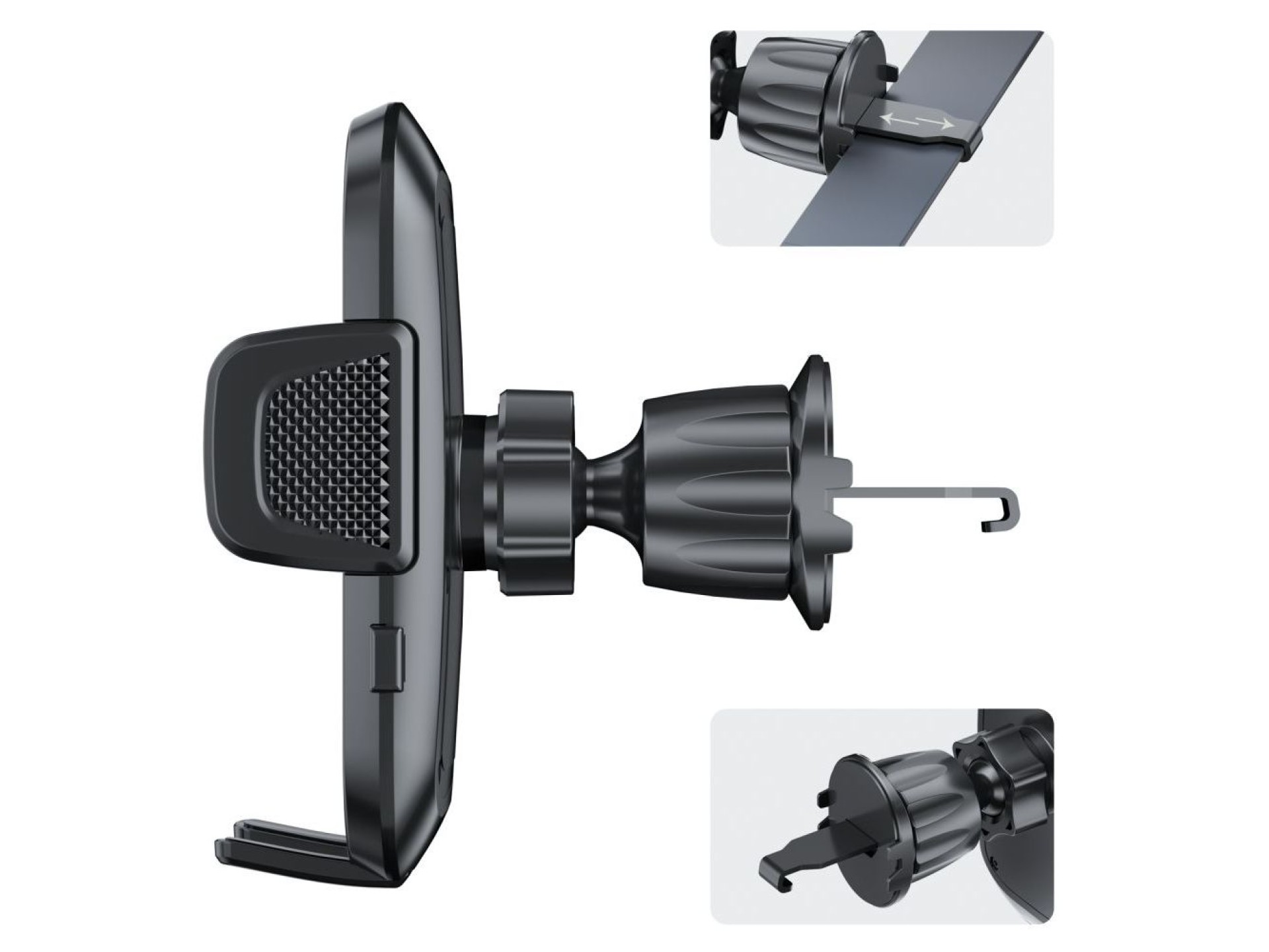 Tech-Protect V8 Car Holder for CD Slot or Air Vent Mount - Black