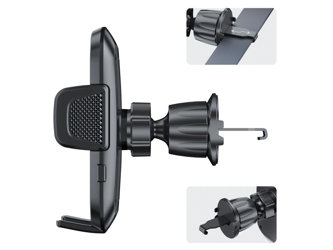 Tech-Protect V8 Car Holder for CD Slot or Air Vent Mount - Black