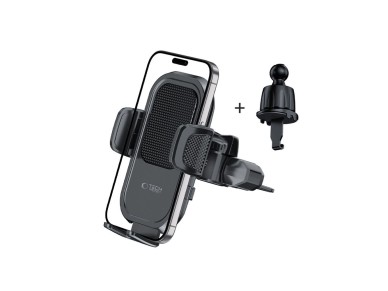 Tech-Protect V8 Car Holder for CD Slot or Air Vent Mount - Black Tech-Protect V8 Car Holder for CD Slot or Air Vent Mount - Black