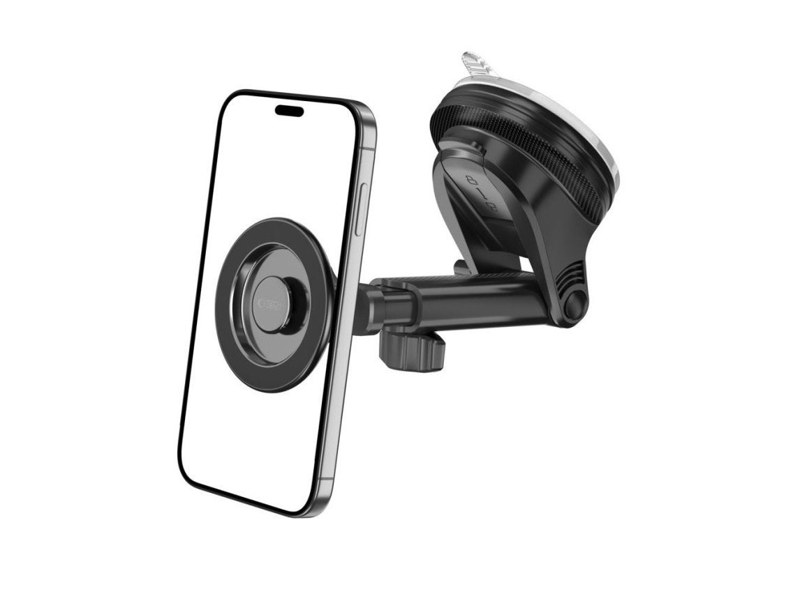 Tech-Protect N58 Magnetic MagSafe Car Holder for Cockpit, Windshield or Air Vent Mount - Black