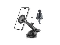 Tech-Protect N58 Magnetic MagSafe Car Holder for Cockpit, Windshield or Air Vent Mount - Black Tech-Protect N58 Magnetic MagSafe Car Holder for Cockpit, Windshield or Air Vent Mount - Black