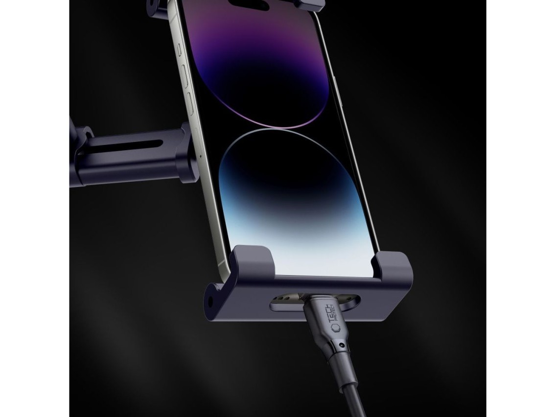 Soporte para tablet de coche Tech-Protect V4 para montaje en el habitáculo - Negro