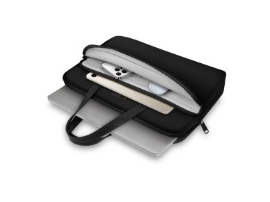Bolsa de transporte Tech-Protect para laptop de 15 a 16 polegadas - Preta Bolsa de transporte Tech-Protect para laptop de 15 a 16 polegadas - Preta