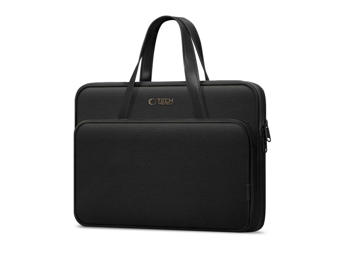 Bolsa de transporte Tech-Protect para laptop de 15 a 16 polegadas - Preta
