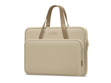 Bolsa de transporte Tech-Protect para laptop de 13 a 14 polegadas - Bege Bolsa de transporte Tech-Protect para laptop de 13 a 14 polegadas - Bege