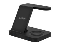 Tech-Protect QI15W-A37 3in1 Induction Wireless Charger 15W - Black