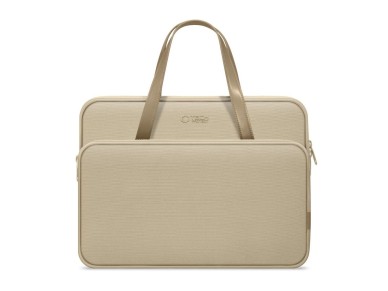 Bolsa de transporte Tech-Protect para laptop de 13 a 14 polegadas - Bege Bolsa de transporte Tech-Protect para laptop de 13 a 14 polegadas - Bege