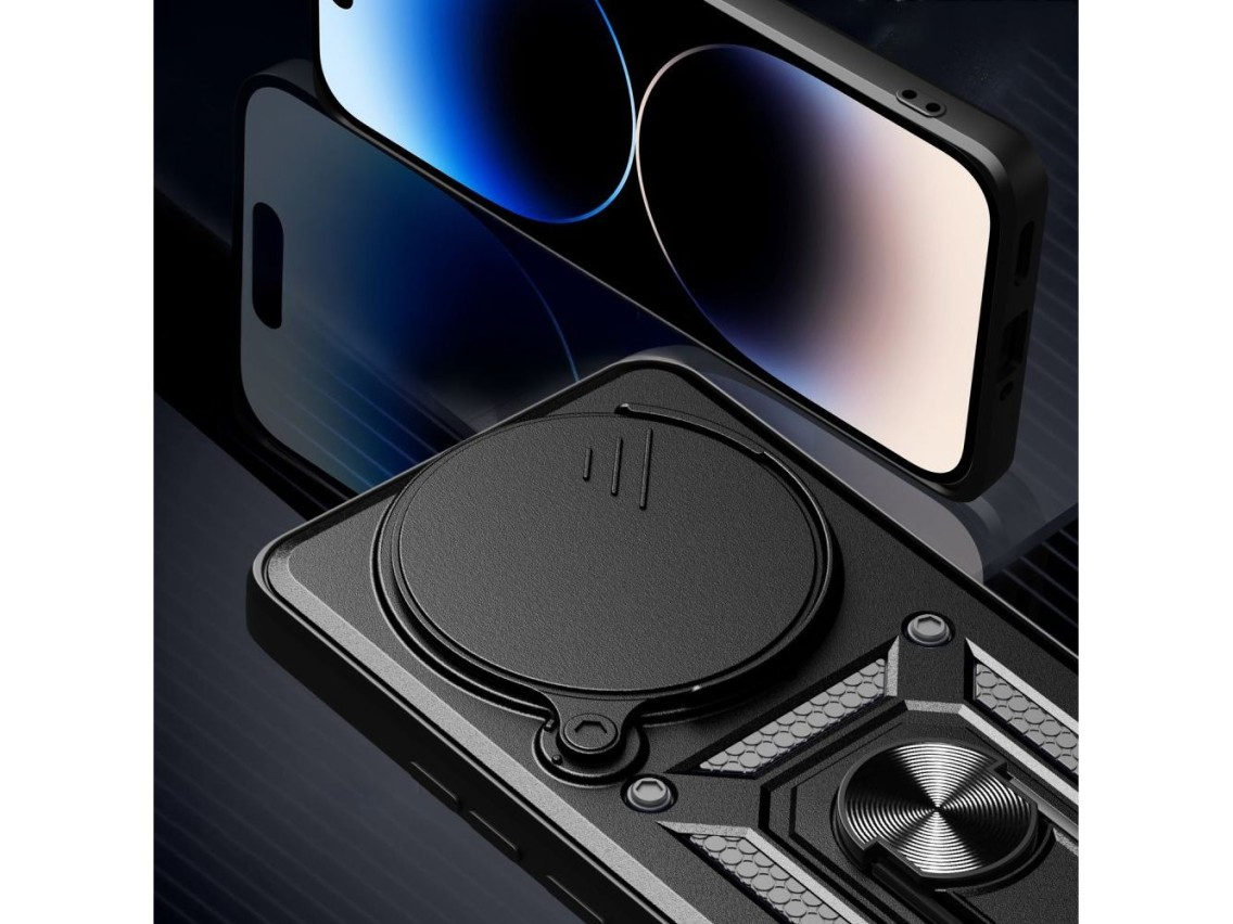 Tech-Protect CamShield Pro Case for Xiaomi Redmi Note 14 Pro+ 5G - Matte Black