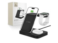 Cargador inal�mbrico de inducci�n 3 en 1 Tech-Protect QI15W-A37 de 15 W - Negro