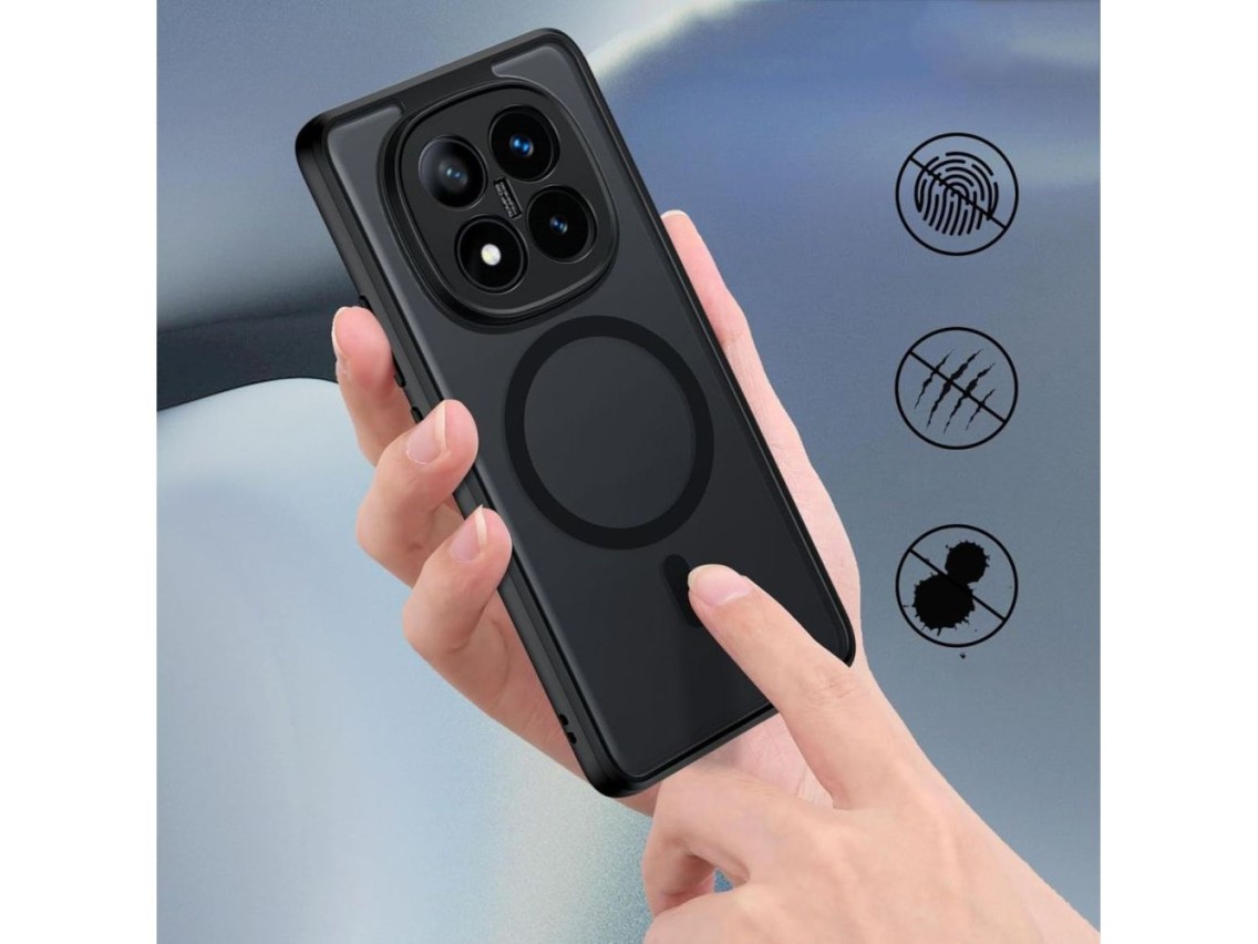 Tech-Protect MagMat MagSafe case for Xiaomi Redmi Note 14 Pro+ 5G - matte black
