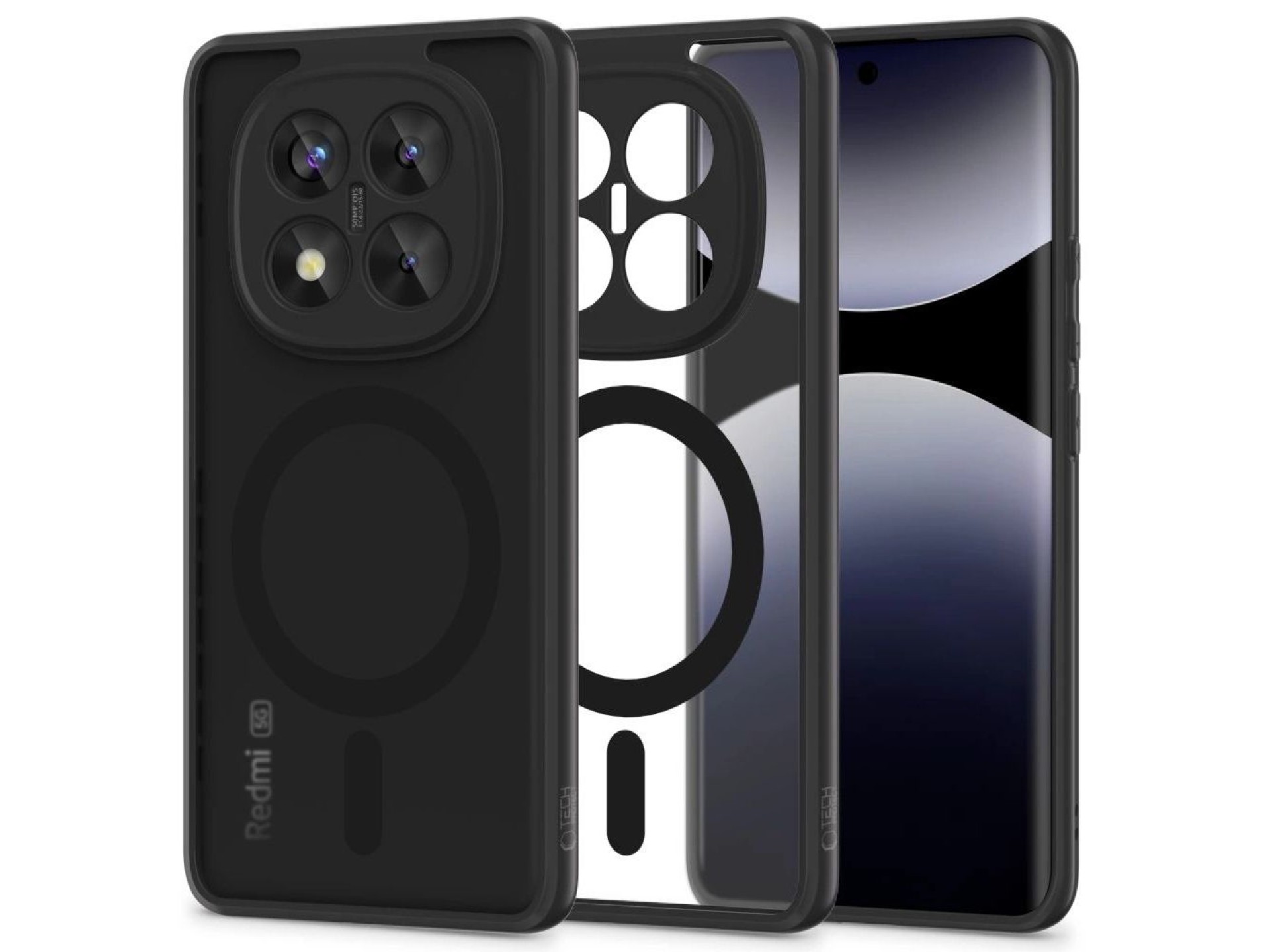 Tech-Protect MagMat MagSafe case for Xiaomi Redmi Note 14 Pro+ 5G - matte black
