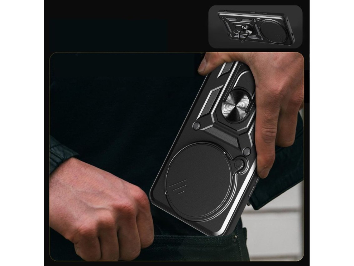 Tech-Protect CamShield Pro Case for Xiaomi Redmi Note 14 Pro+ 5G - Matte Black