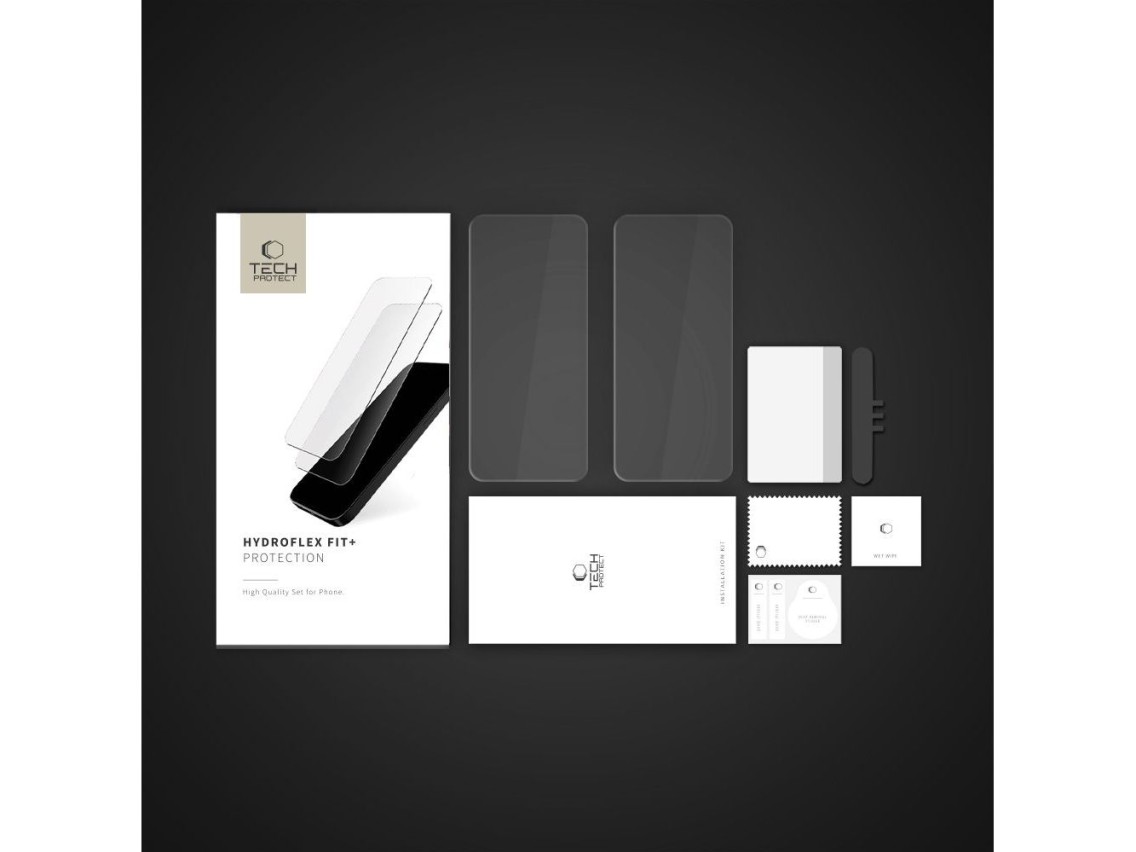 Tech-Protect Hydroflex Fit+2-Pack Hydrogel Film for Xiaomi Redmi Note 14 Pro 5G / 14 Pro+ 5G / Poco