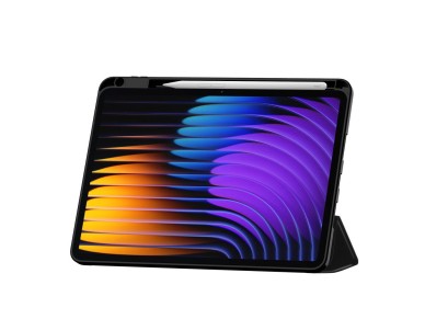 Capa TechProtect SmartCase Pen para Xiaomi Pad 7 / 7 Pro - preta