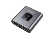 Adaptador HUB Tech-Protect HB07 2 en 1 HDMI 4K 60HZ - gris Adaptador HUB Tech-Protect HB07 2 en 1 HDMI 4K 60HZ - gris