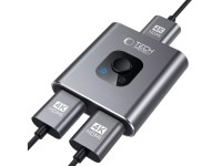 Adaptador HUB Tech-Protect HB07 2 en 1 HDMI 4K 60HZ - gris Adaptador HUB Tech-Protect HB07 2 en 1 HDMI 4K 60HZ - gris