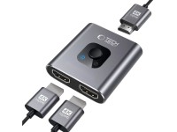 Adaptador HUB Tech-Protect HB07 2 en 1 HDMI 4K 60HZ - gris Adaptador HUB Tech-Protect HB07 2 en 1 HDMI 4K 60HZ - gris