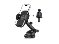 Suporte para carro Tech-Protect V3 para painel, para-brisa ou saída de ar - Preto Suporte para carro Tech-Protect V3 para painel, para-brisa ou saída de ar - Preto