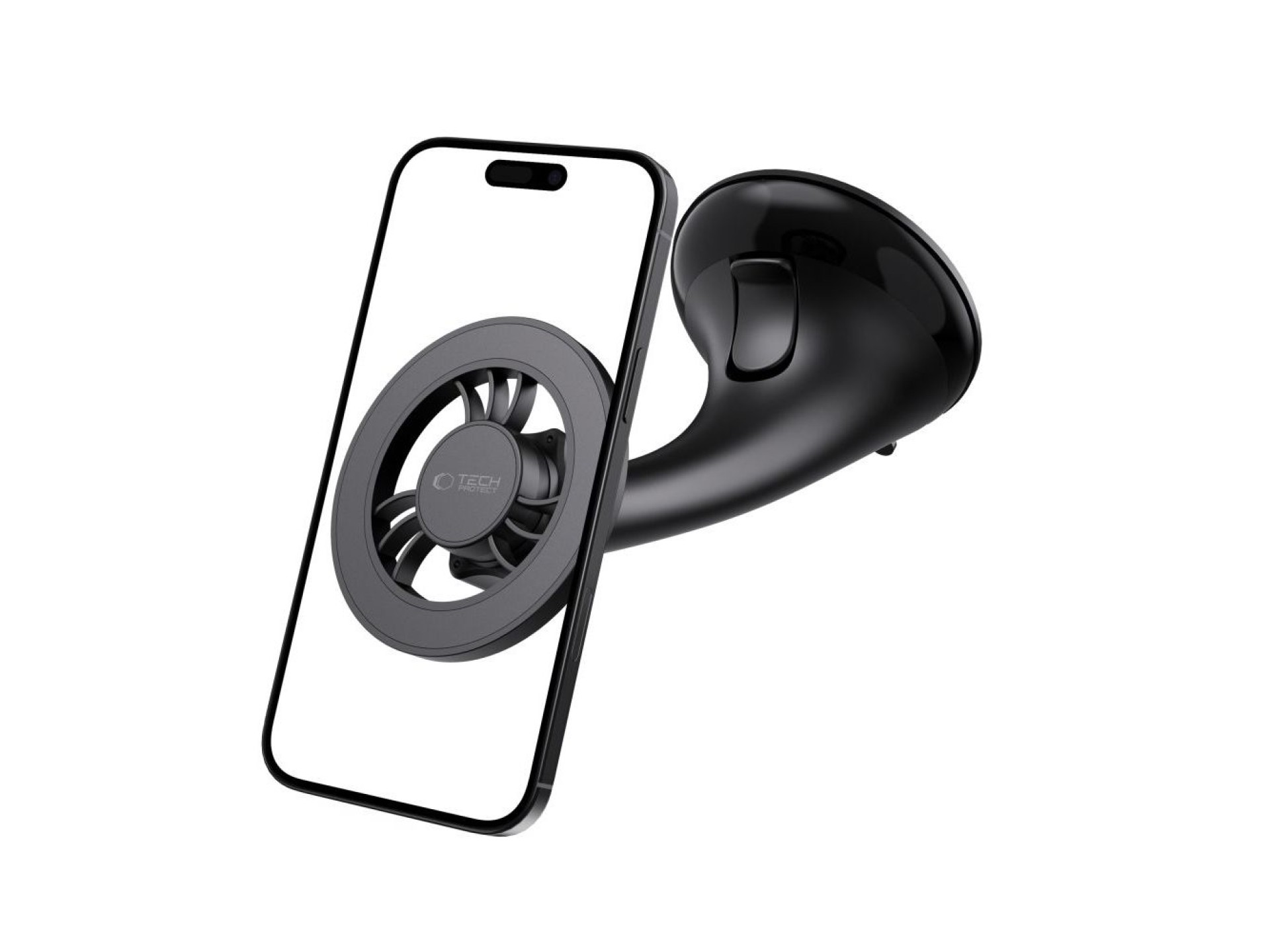Suporte para carro Tech-Protect N56 para painel, para-brisa ou saída de ar - Preto