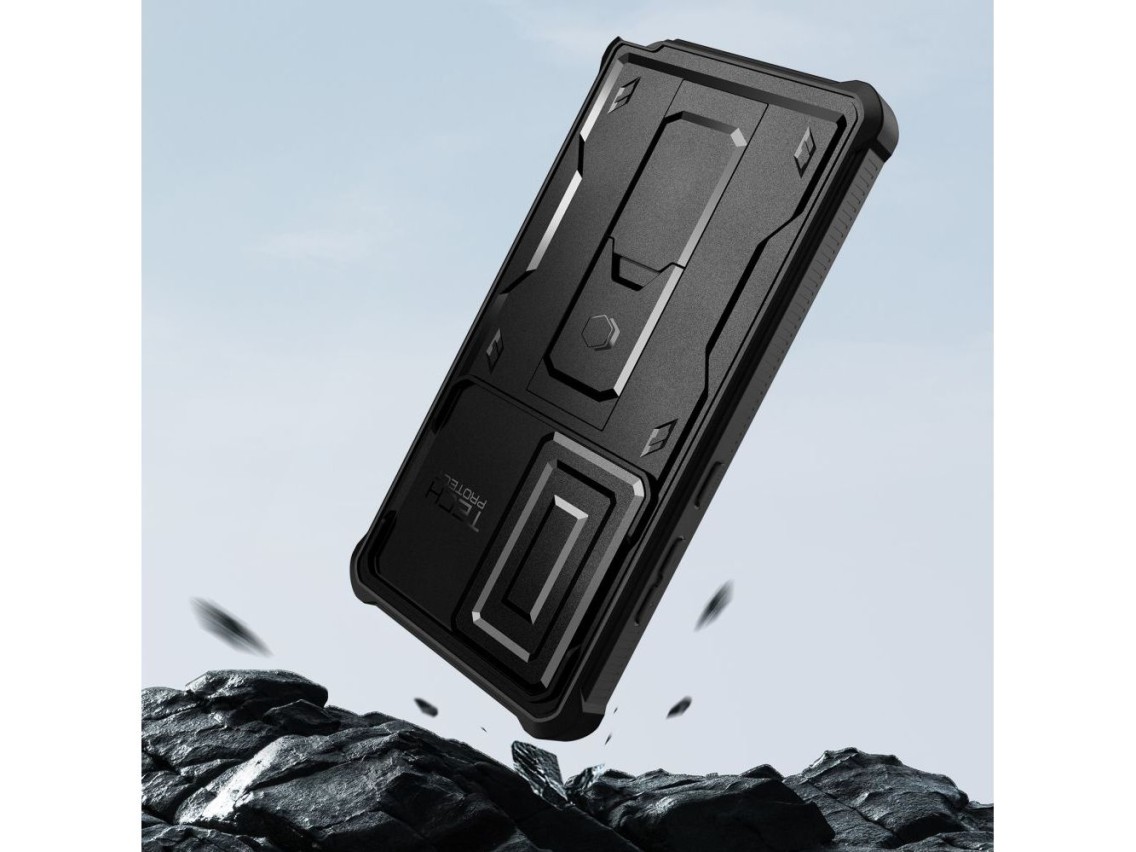 Tech-Protect Kevlar Cam+ Case for Samsung Galaxy S25 Ultra - Black