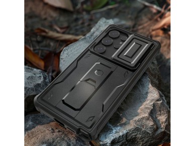 Tech-Protect Kevlar Cam+ Case for Samsung Galaxy S25 Ultra - Black Tech-Protect Kevlar Cam+ Case for Samsung Galaxy S25 Ultra - Black