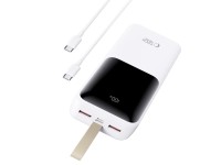 Powerbank Tech-Protect PB03 30000mAh 22.5W - branco Powerbank Tech-Protect PB03 30000mAh 22.5W - branco