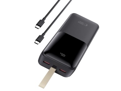 Powerbank Tech-Protect PB03 30000mAh 22.5W - black Powerbank Tech-Protect PB03 30000mAh 22.5W - black
