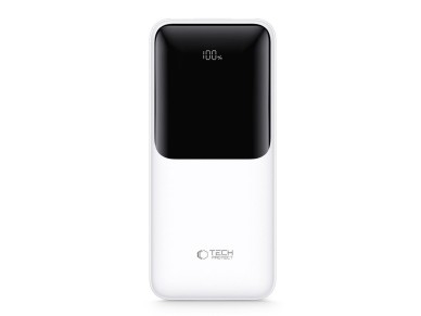 Powerbank Tech-Protect PB03 30000mAh 22.5W - white Powerbank Tech-Protect PB03 30000mAh 22.5W - white