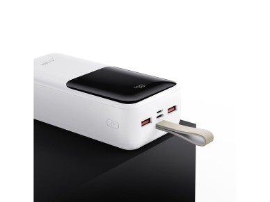 Powerbank Tech-Protect PB03 30000mAh 22.5W - white Powerbank Tech-Protect PB03 30000mAh 22.5W - white