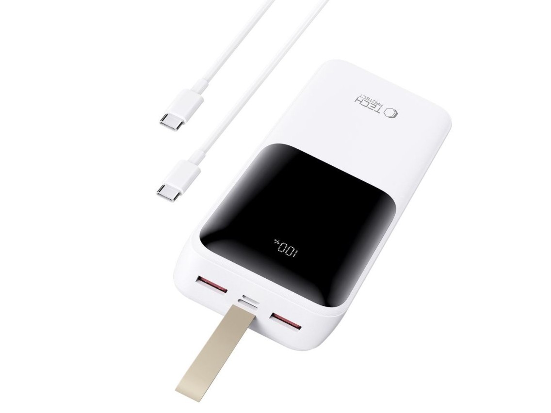 Powerbank Tech-Protect PB03 30000mAh 22.5W - branco