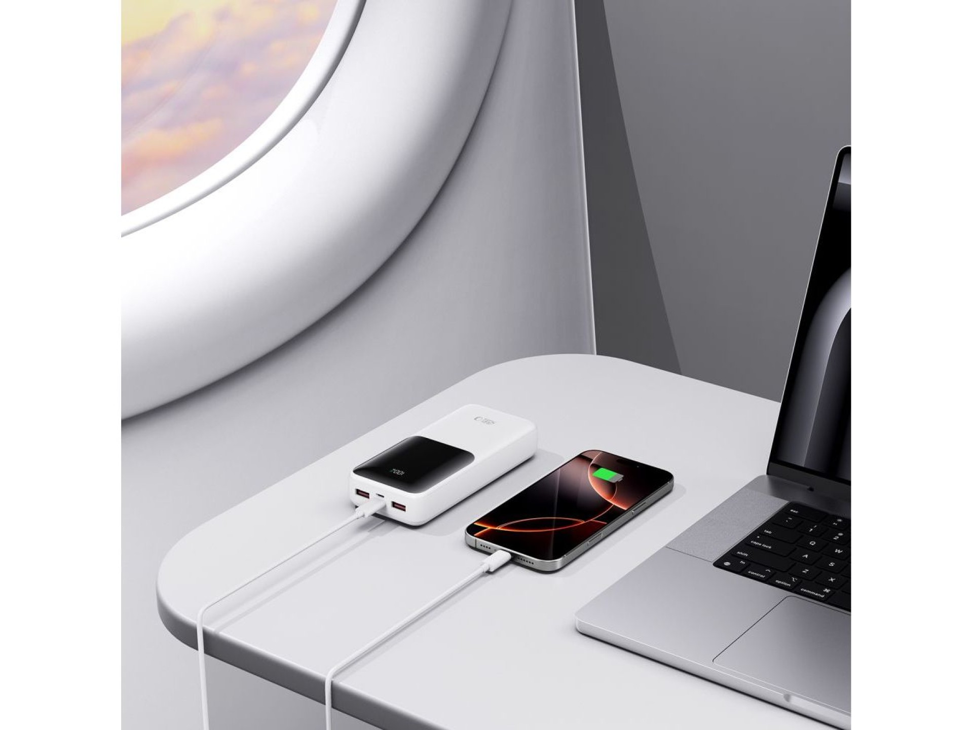 Powerbank Tech-Protect PB02 20000mAh 22.5W - blanco