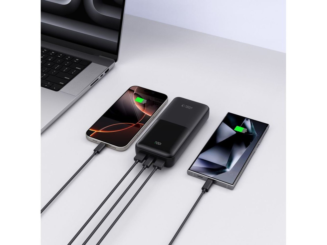 Powerbank Tech-Protect PB02 20000mAh 22.5W - preto