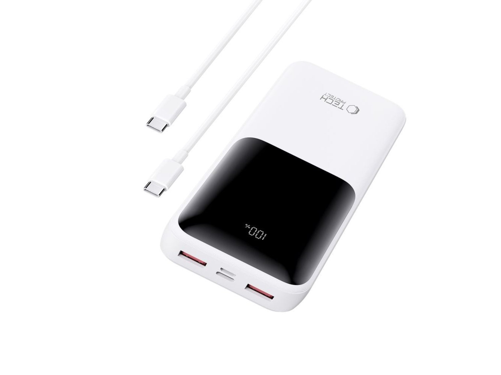Powerbank Tech-Protect PB02 20000mAh 22.5W - blanco