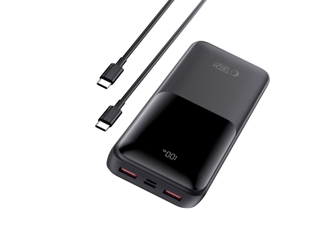 Powerbank Tech-Protect PB02 20000mAh 22.5W - preto