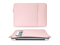 Capa para laptop Tech-Protect de neoprene de 14" - Rosa