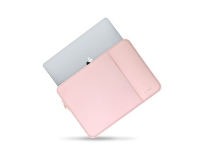 Capa para laptop Tech-Protect de neoprene de 13" - Rosa