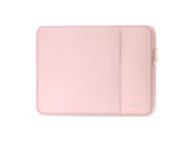 Capa para laptop Tech-Protect de neoprene de 13" - Rosa