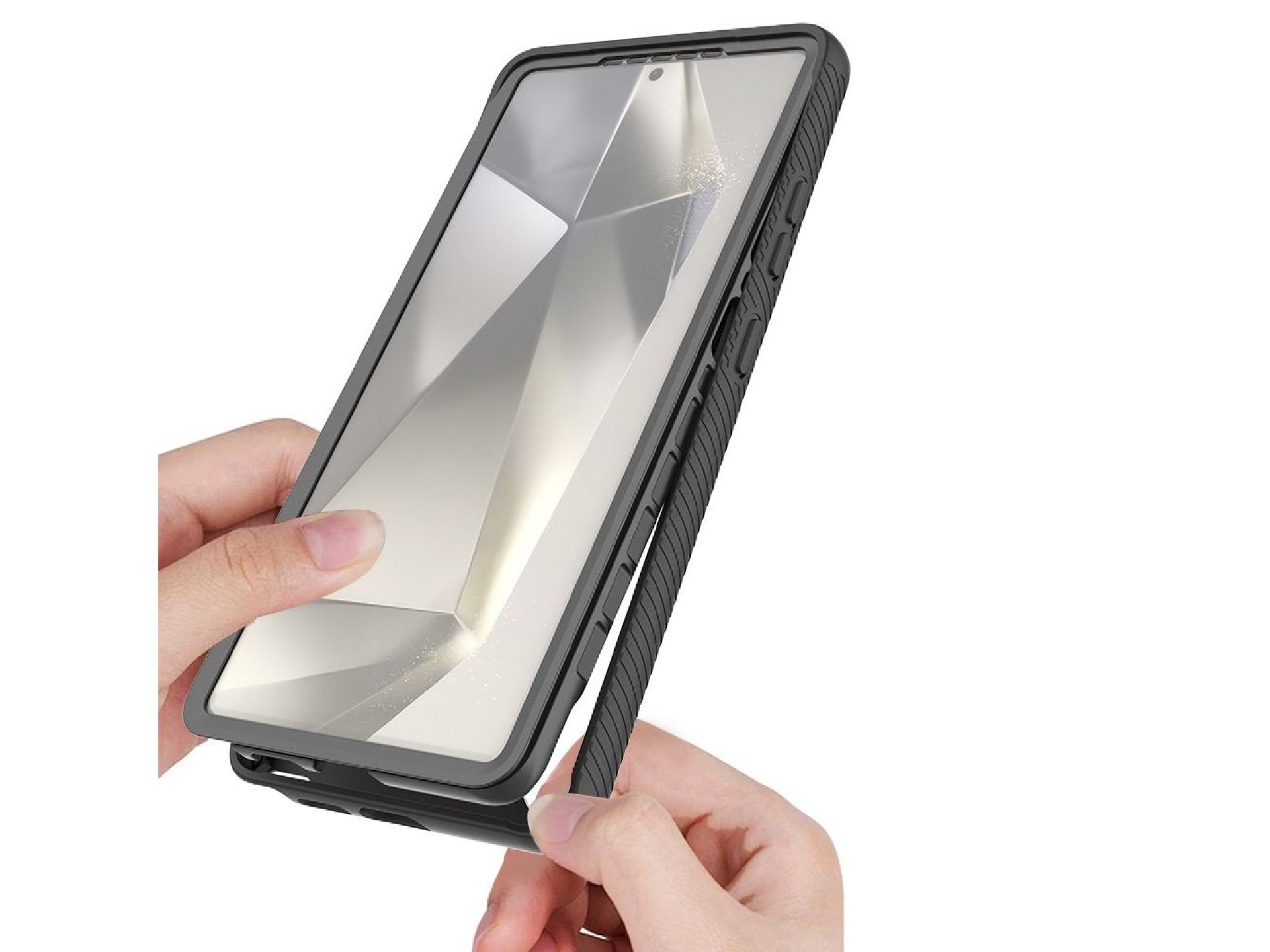 Funda Tech-Protect Defense MagSafe para Samsung Galaxy S25 Ultra - Negra