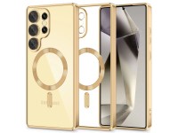 Funda Tech-Protect MagFlex MagSafe para Samsung Galaxy S25 Ultra - Oro transparente